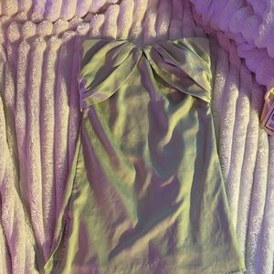 Princess Polly Light Green Strapless dress
